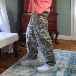 Vintage Camouflage Cargo Pants